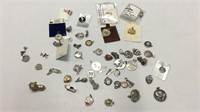 Approx 50  Sterling Silver Charms K13D