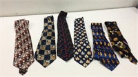 6 Disney Men's Ties K13C