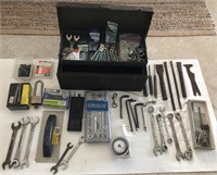 36 Pc Tools/Supplies w Tool Box U14B