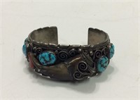 Sterling Turquoise Bracelet KJC