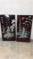 2 Asian  Mother of Pearl Art K15D