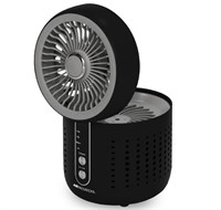 Air Innovations Tabletop Fan and Purifier, Black