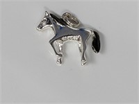 .925 Sterling Silver Horse Pendant/Charm