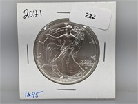 2021 1oz .999 Silver Eagle $1 Dollar