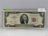 1963 Red Seal $2 US Note