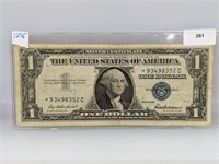 1957 $1 Star Note Silver Certificate