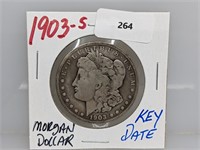 Key Date 1903-S 90% Silver Morgan $1 Dollar