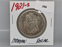 1921-S 90% Silver Morgan $1 Dollar