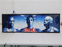 Chicago Bulls Large Framed Poster Featuring Michae