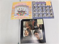 3 The Beatles Vinyl LP Records incl Magical Myster