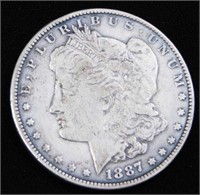 1887-P Morgan Dollar 90% Silver