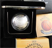 2020 US Mint National Basketball Hall of Fame Unci