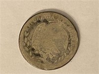 1838 Mo JM Mexico 1st Republic 8 Reales Silver