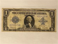 1823 $1.00 Silver Certificate Large Note