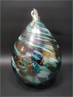 Attractive Art Glass Oil Lamp