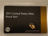 2012 US Mint Proof Set w/ Box and COA Key Date