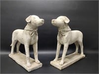 Set of Resin Labrador Statues