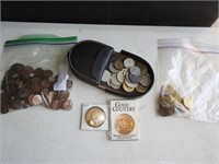 Lot of foreign coins