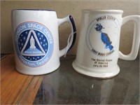 NASA coffee mugs Apollo 11 Johnson space center