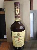 Prohibition era seagrams bottle