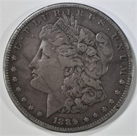 1889-CC MORGAN DOLLAR  VF/XF