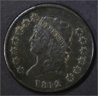 1812 LARGE CENT  XF