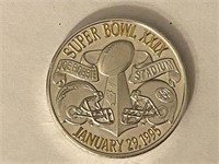 1994 NFL 75th Ann .999 1oz Silver Rnd Super Bowl