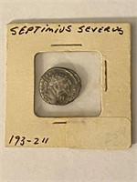 193-211 AD Rome Silver Denarius Septimius Severus