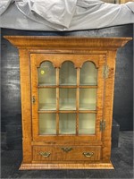 D.R.DIMES TIGER MAPLE HANGING CUPBOARD