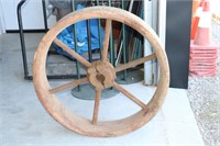 WOODEN PULLEY - 35"
