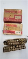 *8X57JR Norma 2 Boxes Contain 14 Rounds