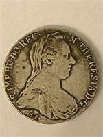 1780 X SF Austria Maria Theresa Thaler Silver