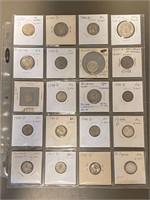 (20) Phillipines 1938-1945 Silver Coins