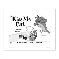 "Kiss Me Cat" Numbered Limited Edition Giclee from