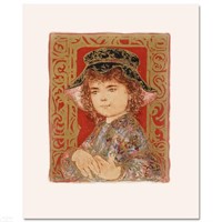 "Athena" Limited Edition Lithograph by Edna Hibel,