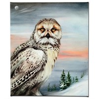 "Snow Owl in Alaska" Limited Edition Giclee on Can