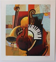Igor Kovalev- Original Serigraph on Paper "Symphon