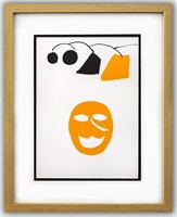 Alexander Calder- Lithograph "DLM221 - Masque jaun