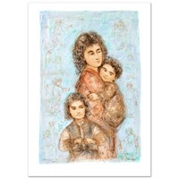 "Catherine and Children" Limited Edition Lithograp