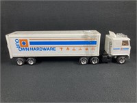 Our Own Hardware Semi Truck and Trailer