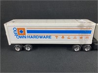 Our Own Hardware Semi Truck and Trailer