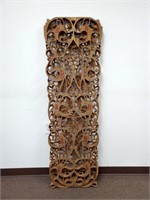 Thai Teak Wood Wall Carving (No Ship)