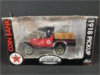 1918 Texaco Ford Runabout Pickup Coin Bank