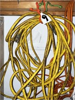 yellow electric extension cord
