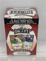 2021 Leaf Draft Baseball 50 Card Set & 3 Autos