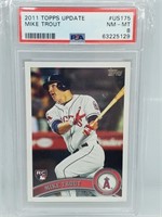 2011 Topps Update Mike Trout PSA Near Mint 8