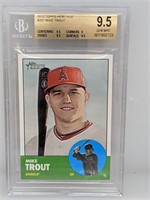 2012 Topps Heritage Mike Trout RC #207 BGS 9.5