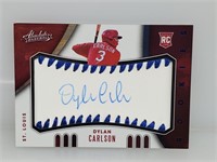 19/50 2021 Auto Relic Red Dylan Carlson #126 RC