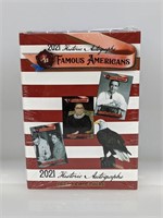 2021 Famous Americans Historic Autographs 6 Packs