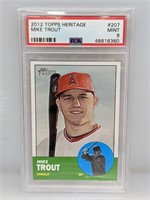 2012 Topps Heritage Mike Trout RC #207 PSA 9 MT